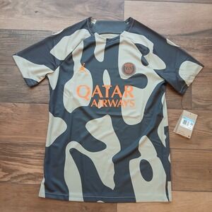 Paris Saint-Germain PSG Jersey Mens Medium Jordan Brand Pre-Match Soccer 2023-24